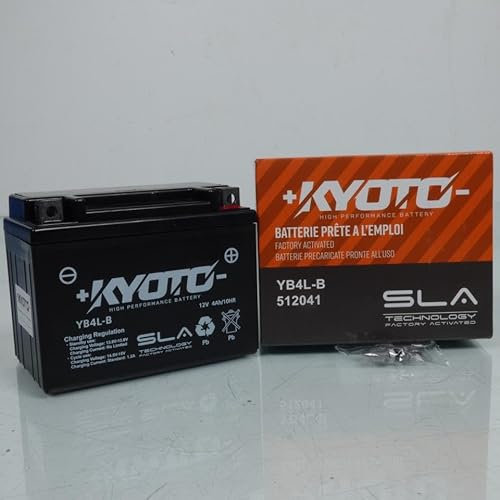 Batterie SLA Kyoto pour Moto Yamaha 125 Xt R Bra 2007 YB4L-B SLA / 12V 4Ah Neuf