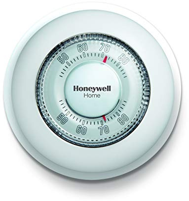 Honeywell Home CT87K1004 The Round Heat Only Manual Thermostat,Large,White,Large