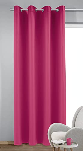 Albani Deko-Ösenschal DimOut/Mia Magenta / 245x140 cm, Polyester, 245x140cm