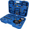 BRILLIANT TOOLS BT581400 Benzindruck-Prüfer-Satz, 0 - 8 bar, 44-tlg [Powered by KS TOOLS]