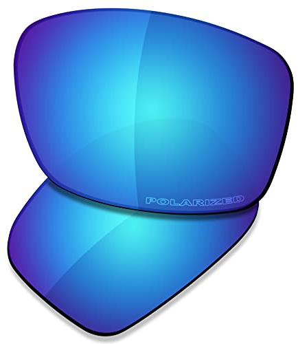 SAUCER Lentes de repuesto prémium para gafas de sol Oakley Canteen 2014 OO9225 de alta defensa, azul glaciar polarizado, Azul glaciar polarizado, Talla única