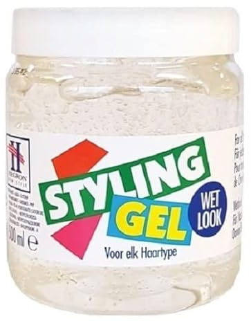 Hegron Styling Gel - Wetlook - Gel für jeden Haartyp - 12er Pack (12 x 500ml)