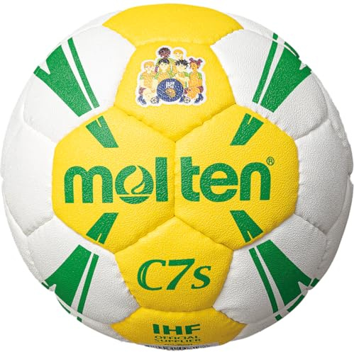 Molten C7s Balón de Balonmano Yellow/White/Green 00