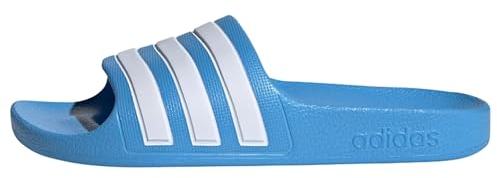 adidas Adilette Aqua Slides Kids RUTSCHEN, Blue Burst/Cloud White/Blue Burst, 38 EU