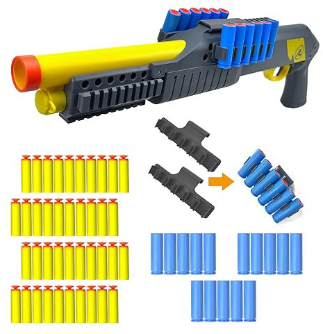 AGM MASTECH Katapult-Spielzeuggewehr mit Hebelwirkung Schrotflinte Spielzeug Soft-Bullet-Schaumdart-Blaster. Schießspiel Bildungs-Spielzeugmodell für Kinder Jungen Mädchen Geschenk für Erwachsene.
