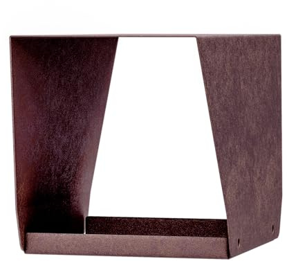 Alberts 355135 Casetta per uccelli Delta - Cassetta nido in acciaio in vari colori di tendenza - Nido per uccelli da appendere o appoggiare - 145 x 265 x 160 mm