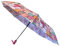 Genérico Faltbarer Regenschirm, bedruckt, Katzen, Tiere, winddicht, Durchmesser 110 cm., Rosa, Läufer