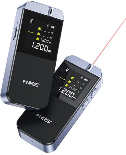 Jadeshay Medición Láser,0,05 a 40 Metros Infrarrojo Medidor de Distancia Láser Portátil Dispositivo de Medición de Distancia Láser LCD Metro Laser Preciso Medidor Laser Compatible con Metros,FT y In