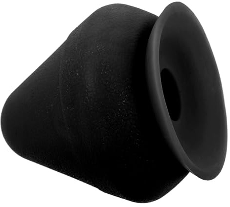 IDEANATEGRATE Pelota de Masaje Muscular con Ventosa Negra, Bola de Masaje Corporal para Cuello, Espalda y Cintura, Herramienta Portátil para Relajación y Fisioterapia en Casa