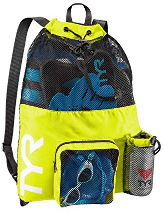 TYR Unisex Big Mesh Mummy Rucksack Tasche, Gelb , Einheitsgröße