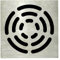 Lazer 230420 Grille carrée pour Siphon de Sol, Gris