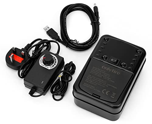 onlyfire BBQ Grill Motor Adjustable Rotisserie Grill Spit Gear Motor DC 3-12V 3.5W for Shish Kebab Spit Turner Electrical Equipment of the Grill Grill Spit Rotisserie