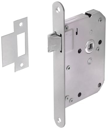 Wovar Cerraduras de embutir estándar con placa frontal gris - 1 pieza