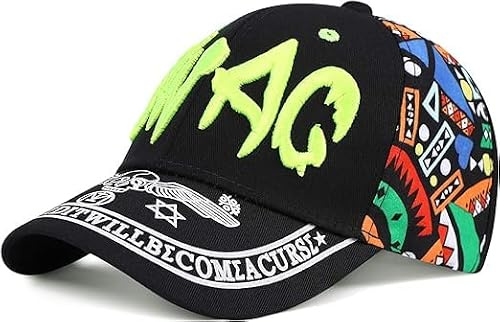 Casquette de Baseball Hip-Hop pour Enfants Casquette Brodée Swag Casquettes Rap Casquette Punk Rock Chapeau Mode Snapback Hip-hop Jazz Lettre Broderie pour Garçons Filles
