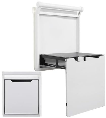 Wall Mounted Shoe Changing Stool, Folding Stool Chair for Entryway, Shower Seat with Handles for Elderly 330 Lbs Weight Capacity Folding Shower Seat Non-slip Mat for Living Room,Bathingroom(Color:Whit