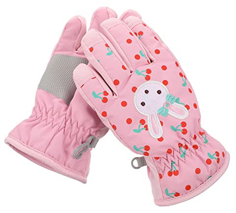 Milisten 1paar Winterfeste Junge Mädchen Skihandschuhe wasserdichte Und Winddichte Fäustlinge Mit Elastischem Handgelenk Warm Gefüttert Für Mädchen Für Schneeaktivitäten Und