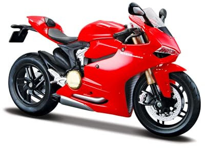 Bburago - Kit de modelismo Ducati 1199 Panigale - Modelo Realista Ducati a Escala 1:12, Licencia Oficial Ducati, Edad Recomendada 14+ años