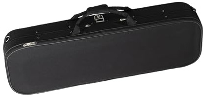 TTETTZ Étui Rigide pour Violon, Sac de Transport pour Violon, Anti-poussière, avec Poignée Latérale, étui pour Instrument à Cordes Facile à Transporter pour, Noir, 79x25.5x13cm