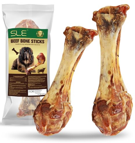 Rinderknochen Gesunde Kauknochen für Hunde, Natürliche Hundekauknochen, Rinderstangenknochen proteinreich und gut für die Kaumuskulatur ihres Hundes (S, Fisch)