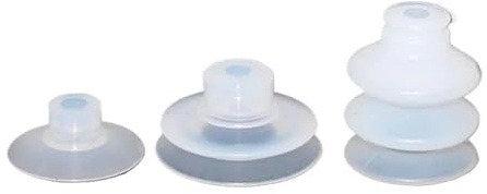 1Pcs Pneumatic Vacuum Suction Cup 8 Mounting Hole Hardware Silicone Suction Nozzle Injection Molding Machine Manipulator Accessories(30,Two-Layer)