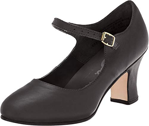 Capezio womens Manhattan Character dance shoes, Black, 7 US