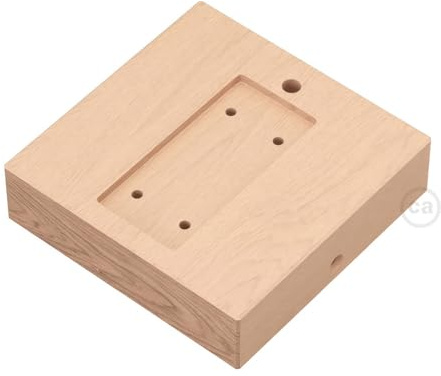 Support carré en bois pour Archet(To) - Neutre
