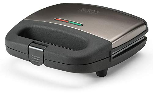 Black+Decker ES9680060B BXSA750E Sandwich-Maker, 750, Edelstahl, Pantone 10394