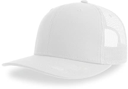 Artexia Trucker Cap - Atmungsaktive Baseball Cap für Herren und Damen (Weiß)