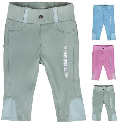 netproshop Baby und Kinder Reithose Bobby Vollbesatz Gr. 56-104, Kindergroesse:104, Farbe:Pistachio