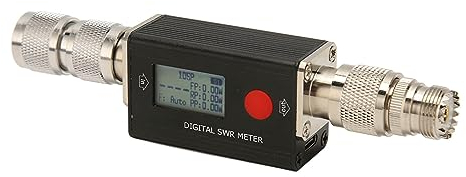 Digitales SWR-Messgerät, 120 W, 80 Bis 999 MHz, -Digital-VHF-UHF-Zwei-Wege-Radio, Tragbares Leistungs- und SWR-Messgerät, Strom Sparen, LCD-Display mit Hintergrundbeleuchtung