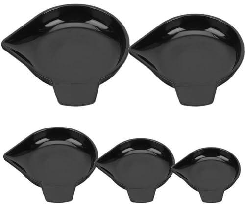 Plateau De Pesée en Plastique, 5 Pièces, Plateau De Pesée en Poudre, Bec Étroit, Plat De Pesée pour Diamant, Électronique, Outil De Bijouterie