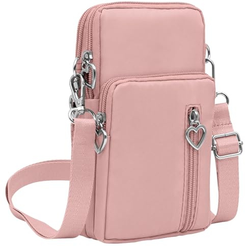 Narunii Petit Sac Téléphone Portable Femme,Sac de téléphone Portable,Bandoulière Portefeuille Poche,Crossbody Pochette Sacoche Running