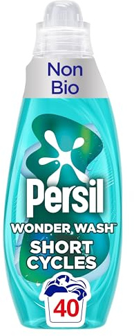 Persil Wonder Wash Speed Clean Non Bio Liquid Detergent Fast-Acting Formulation with extraordinary fragrance designed for the shortest washing cycles 1.08 L (40 Washes)