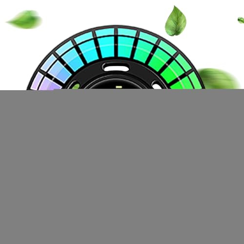 Lampe désodorisante pour grille d'aération - Diffuseur de parfum de voiture, lumière d'ambiance LED, distributeur de parfum intelligent, gadget de parfum d'intérieur automobile, accessoire
