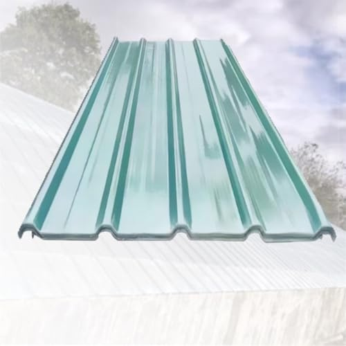 Láminas de techo corrugadas, placa de iluminación diurna de FRP transparente para invernadero, anti-UV y resistente a la lluvia