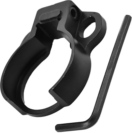 Sling Mount Set, Aluminum Dual Loop Sling Swivel Adapter with Hex Wrench, Quick Detach Sling Mount for Two Point and Single Point Sling, Black, Compact Mounting Solution for Fast Sling Setup