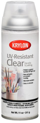 Krylon K01305 Gallery Series Artist and Clear Coatings Aerosol, 11-Ounce, UV-Resistant Clear Gloss