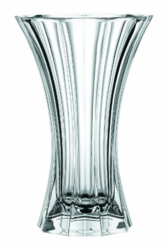 Nachtmann Glasvase 30 cm, Saphir, 80498, Vase aus Kristallglas, Blumenvase Tischdeko, spülmaschinenfest