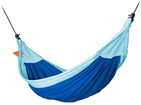 LA SIESTA - Moki Dolphy - Kinder-Hängematte aus Bio-Baumwolle + integrierter Befestigung