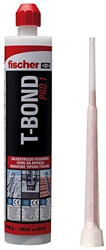 ANCORANTE CHIMICO T-BOND PRO.1 calcestruzzo fessurato RESINA MURI FISCHER ML 300