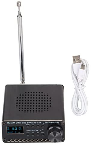 Receptor de banda completa, receptor de radio portátil Escáner de banda completa FM AM (MW SW) SSB (LSB USB) Grabador de mano Si4732