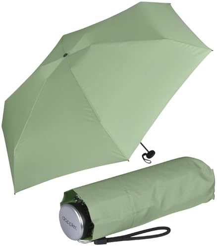 Doppler Super Mini Fiber Compact Taschenschirm extem leicht und klein - aloe