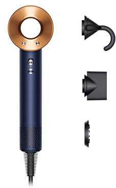 Dyson Supersonic™ Secador de pelo Liso+Ondulado – secado rápido sin calor extremo – control inteligente de temperatura – incluye 3 accesorios