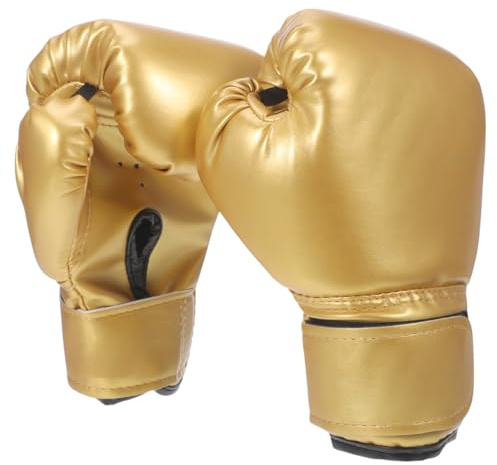 Didiseaon Kids Boxing Gloves Pearly Lustre Pure Colour Pu Boxing Training Gloves with Sponge Forming Liner Breathable Fit for Kickboxing Karate Sparring Martial Arts and Punch Bag Practice 1 Pair