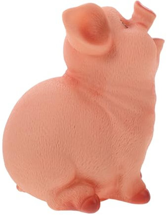 KICHOUSE Salvadanaio Forma Di Maiale Contenitore Decorativo Infrangibile Per Monete Per Ragazzo Ragazza Ragazza e Casa