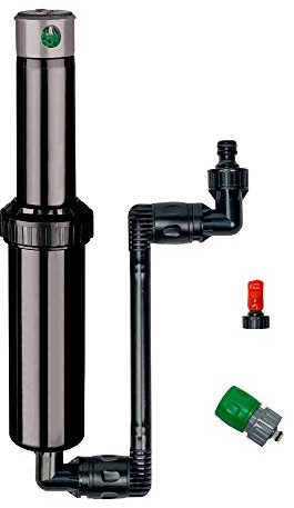 Quick-Snap In-Ground 5-Inch Pop-Up Adjustable Sprinkler with Quick Hose Connector, QSK-741