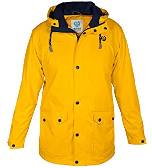 MADSea Herren Regenjacke Friesennerz 63096 gelb, Farbe:gelb, Größe:M