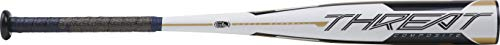 Rawlings Utzt12-29/17 Amenaza Ut 12 CMP Bate de béisbol, Niños, Oro, Negro, Blanco, 73.66 cm