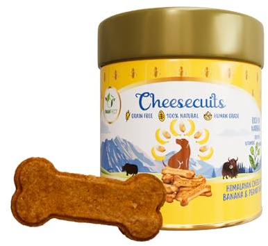 Pawfect Cheescuits (Galletas de Queso con plátano y Mantequilla de maní)