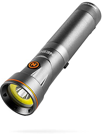 NEBO Franklin Pivot 300 - Torcia LED Potente Professionale - Luce da lavoro e spot ricaricabile - 7 modalità di illuminazione con base magnetica